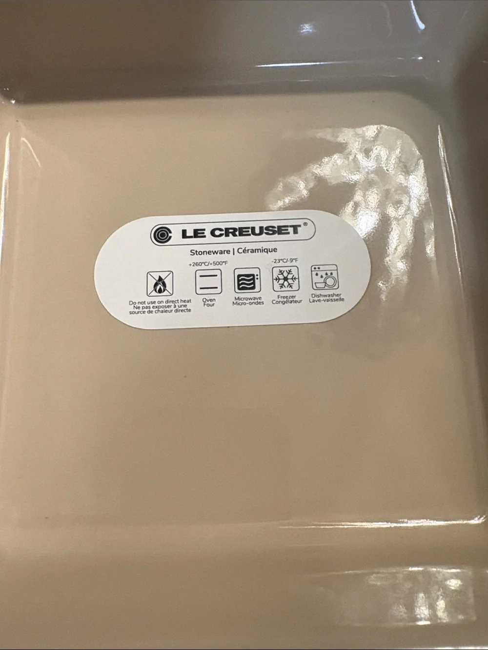 Set of 2 Le Creuset Square Stoneware Baking Dish in Caribbean Blue